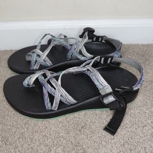Chaco Women Size 9 Stylish Black and Gray Women's Sandals Multicolor